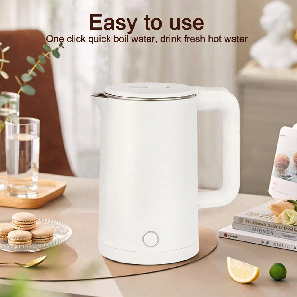 Elektrische Wasserkocher 2L Edelstahl