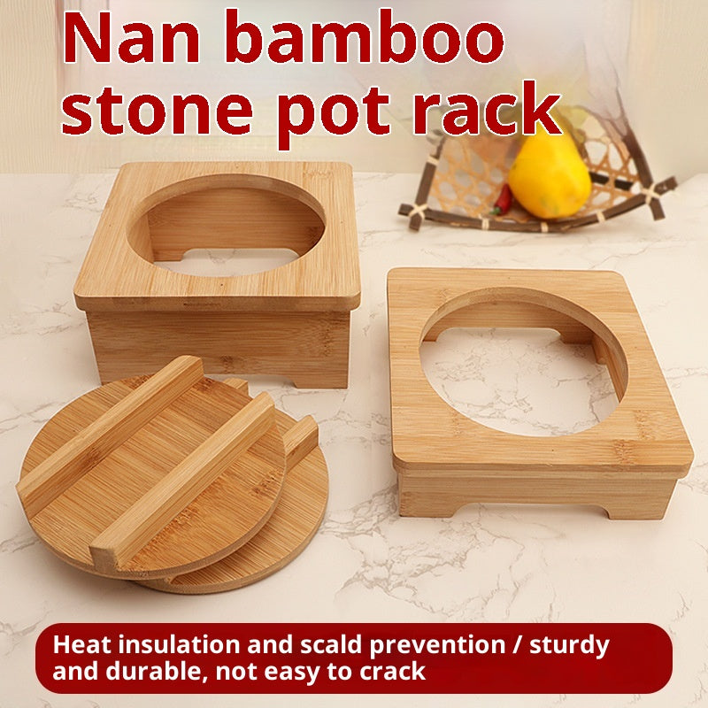 Bibimbap Topfuntersetzer aus Holz | LuxeStyle