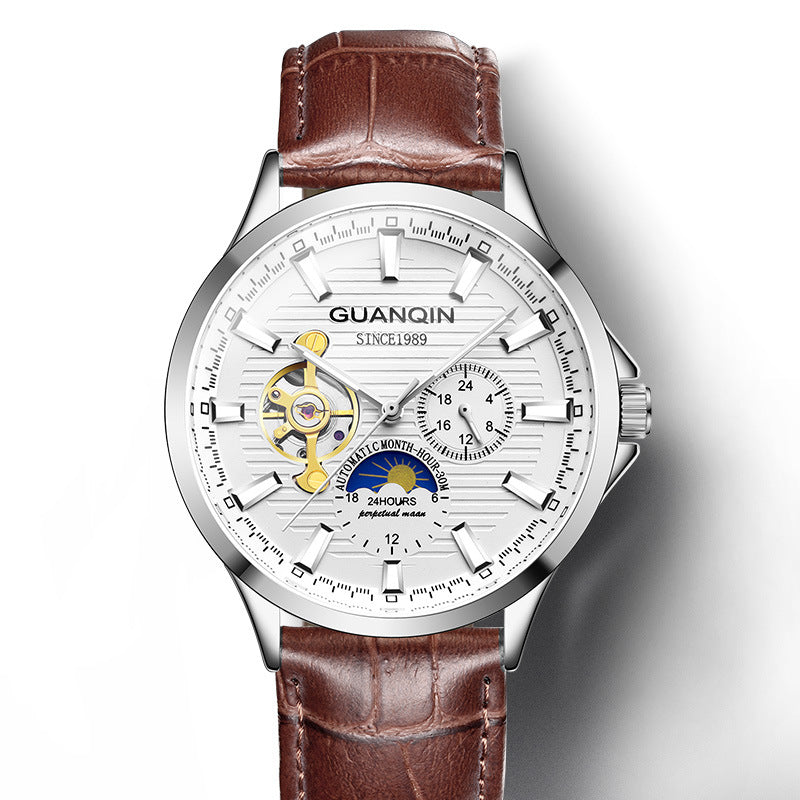Männer-Skelett-Uhr mit mechanischem Zeiger – Bild 5 | LuxeStyle