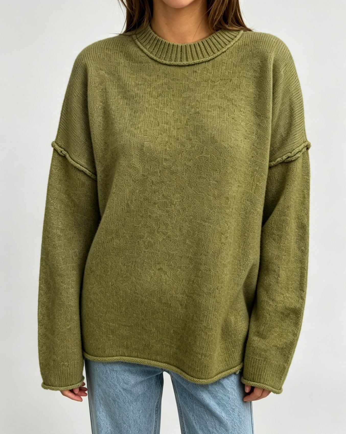Oversized Strickpullover für Damen