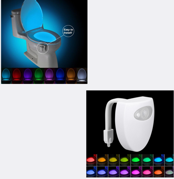 LED WC-Nachtlicht mit Bewegungssensor