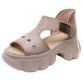 Bequeme Sandalen mit dicker Sohle