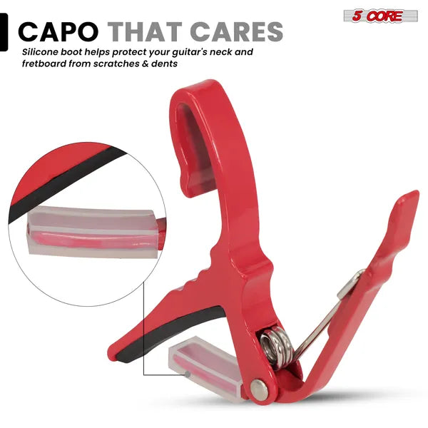 5Core Kapodaster Set für Gitarre & Co. – Ansicht 5