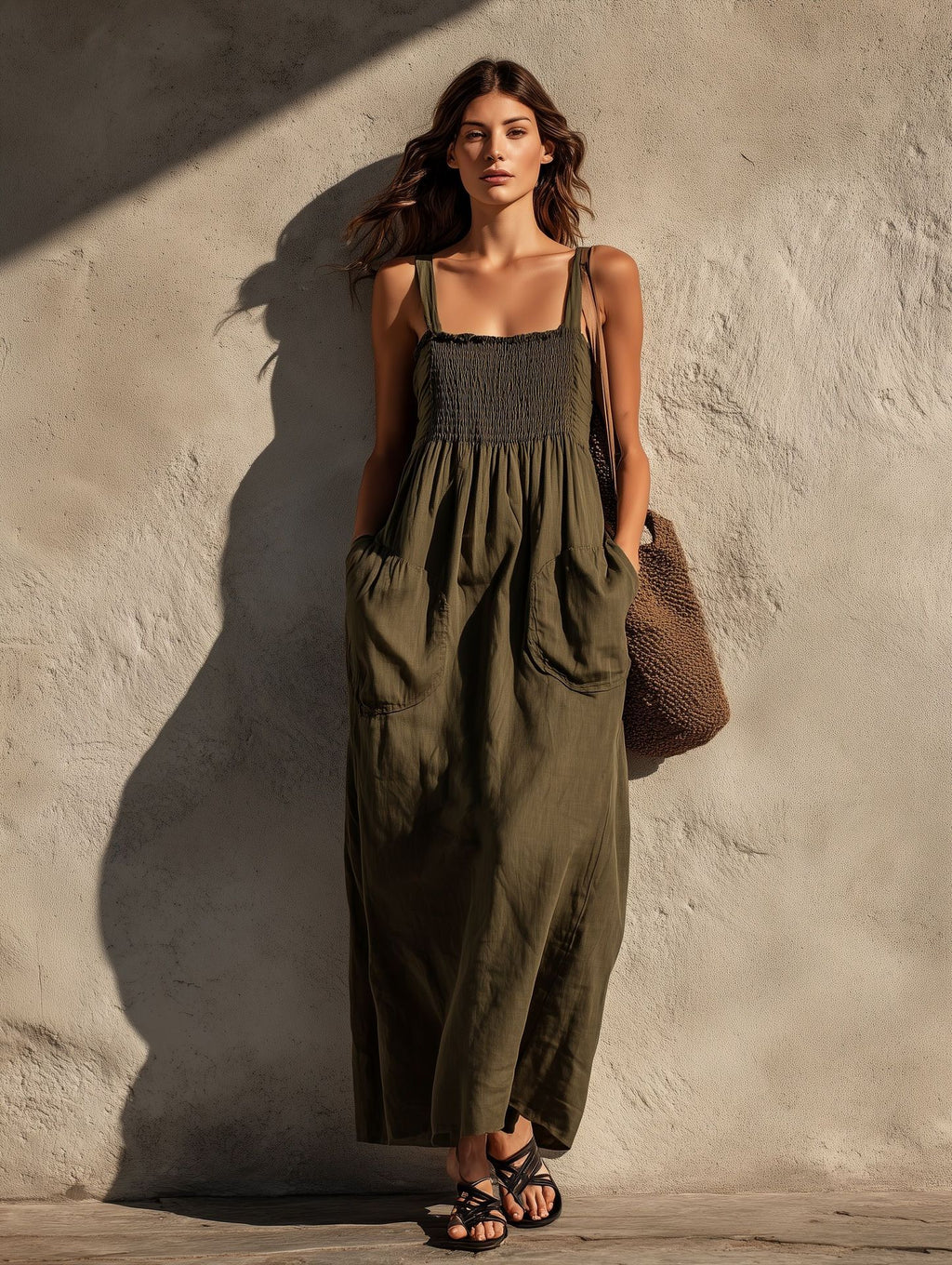Langes Leinenkleid im Ferien-Stil – Bild 10 | LuxeStyle