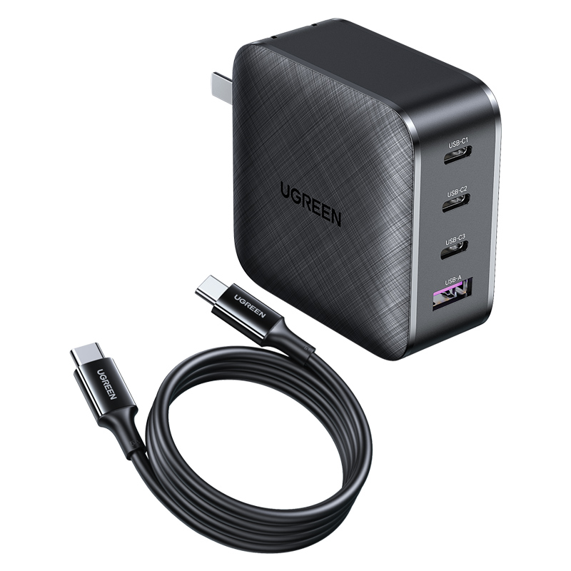 GaN PD-Ladegerät 65W/100W mit 2 oder 4 Ports