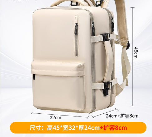 Reise-Rucksack 20–35 L mit Schuhfach – Bild 4 | LuxeStyle