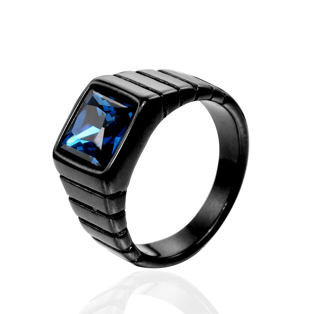Unisex Retro Stein Ring