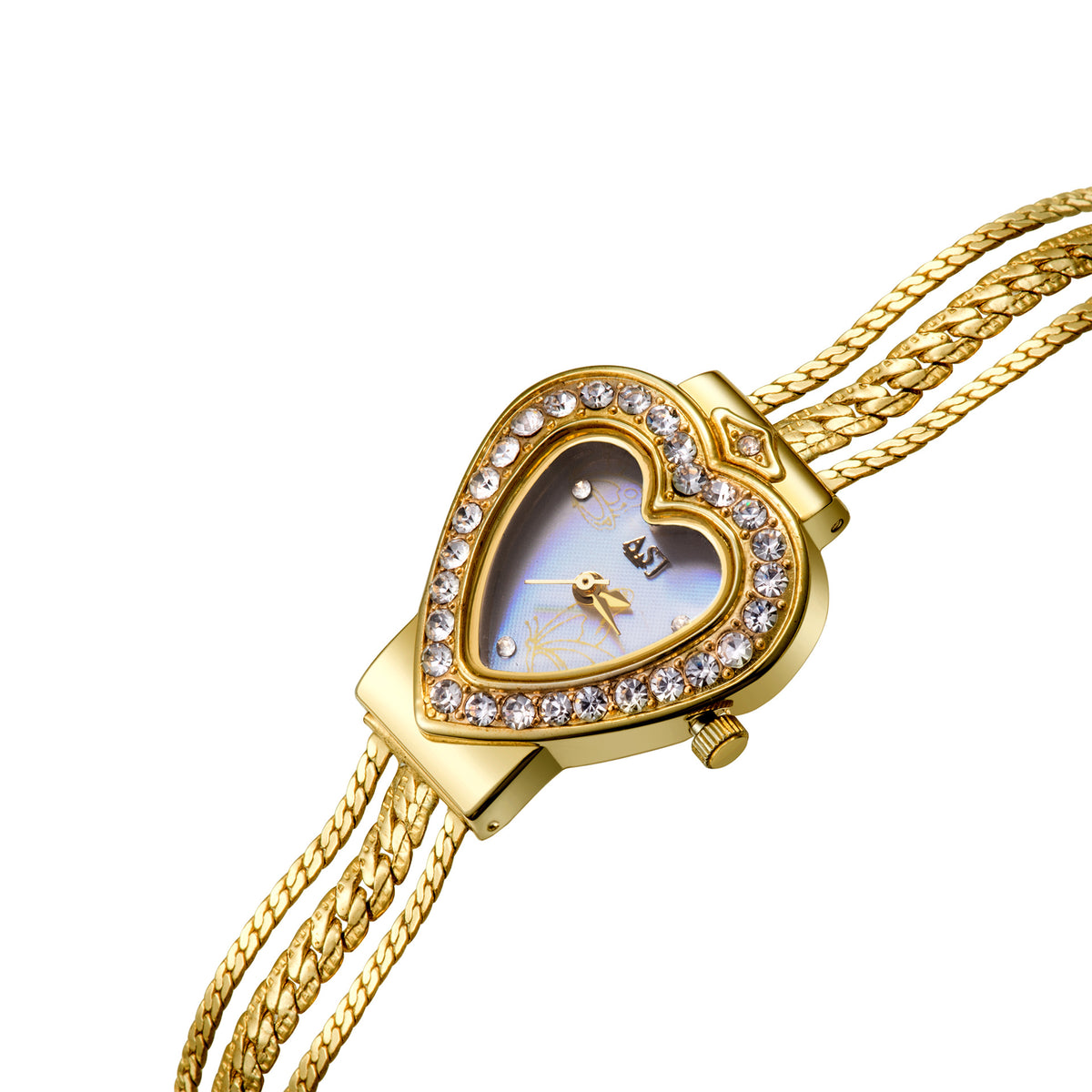 Elegante Damenuhr mit Diamant-Dekoration – Bild 2 | LuxeStyle