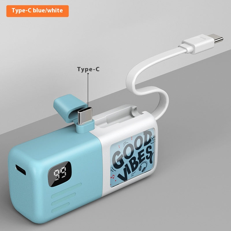 Mini Powerbank mit Digitalanzeige