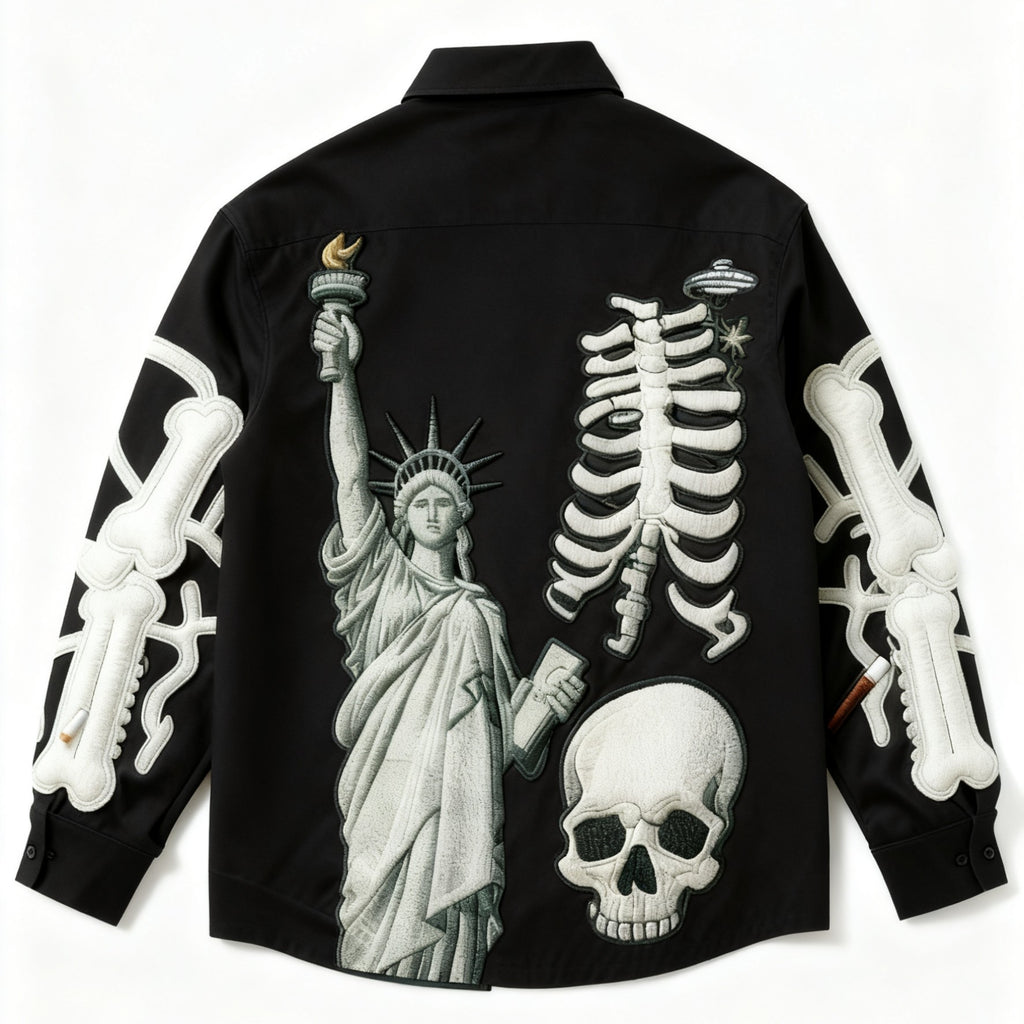 Freizeit-Shirt aus Polyester mit Print – Bild 3 | LuxeStyle