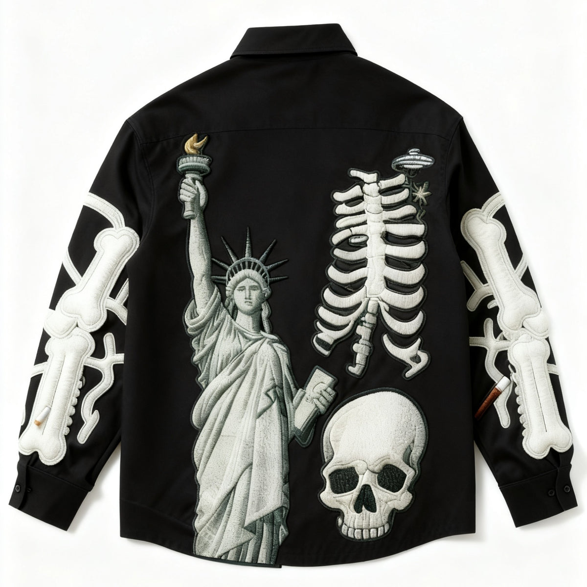 Freizeit-Shirt aus Polyester mit Print – Bild 3 | LuxeStyle