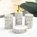 Keramik Bad-Set: Lotion, Zahnbürstenhalter, Becher – Bild 1 | LuxeStyle