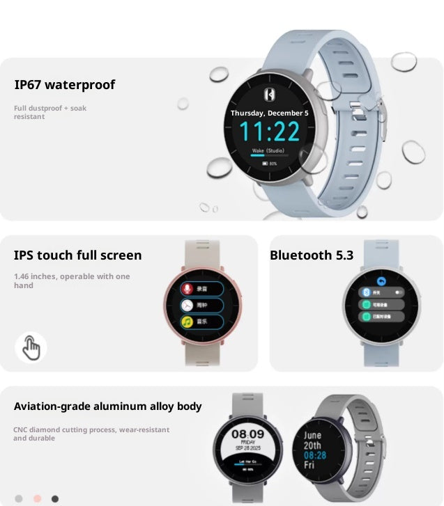 Bluetooth Musik-Player Sportuhr