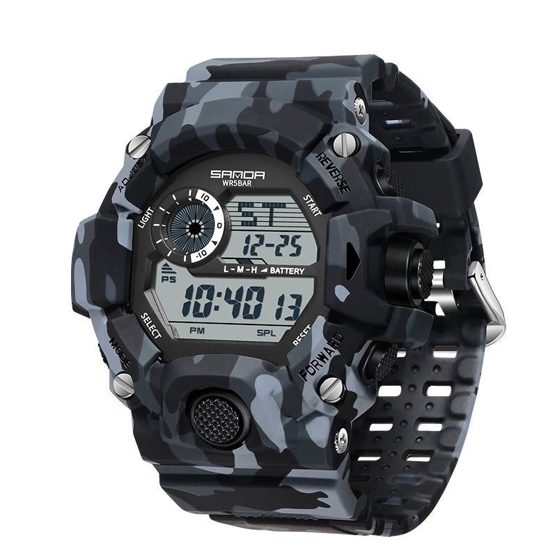 Multifunktionale Camouflage Sportuhr