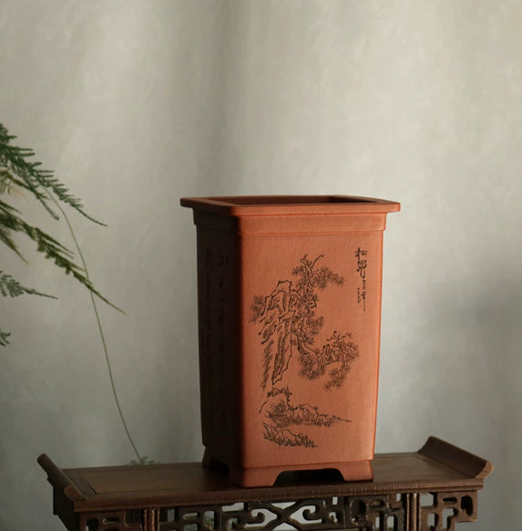 Zepterförmige Vase aus Yixing-Ton – Bild 2 | LuxeStyle