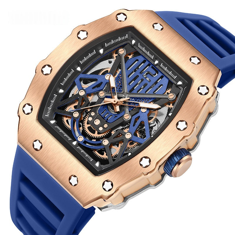 Sportliche Herrenuhr mit Silikonarmband