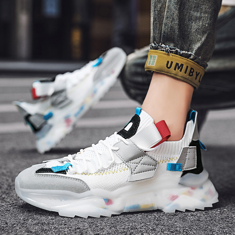Atmungsaktive Freizeit-Sneakers mit dicker Sohle – Bild 7 | LuxeStyle