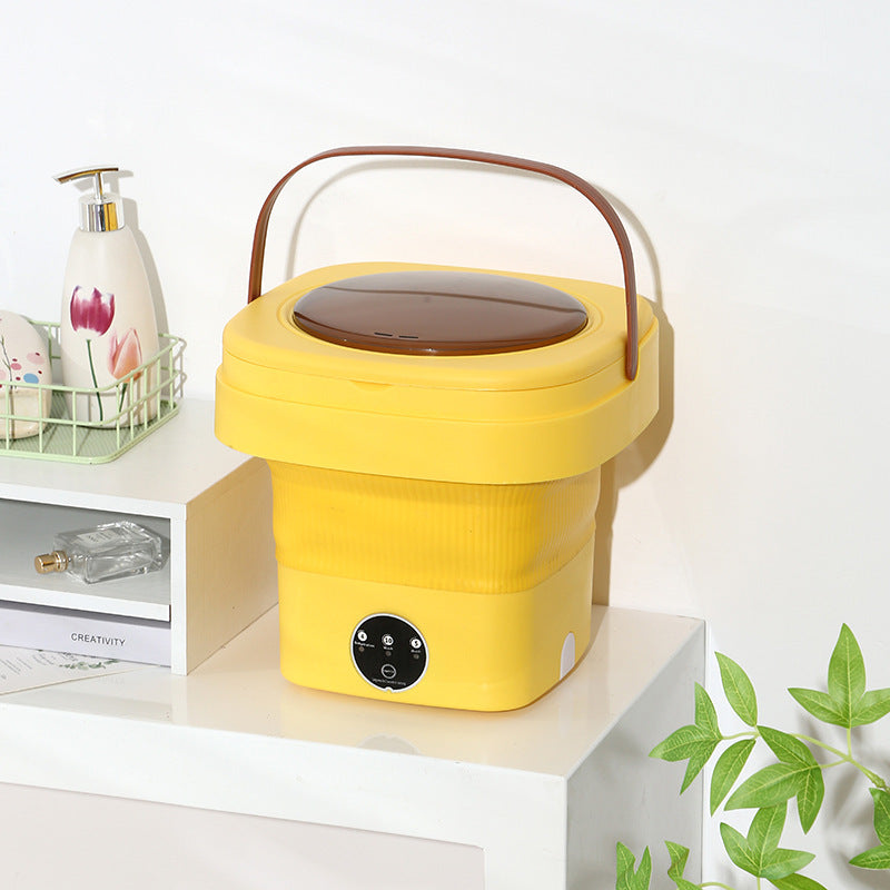 Faltbare Mini-Waschmaschine mit Trocknerfunktion