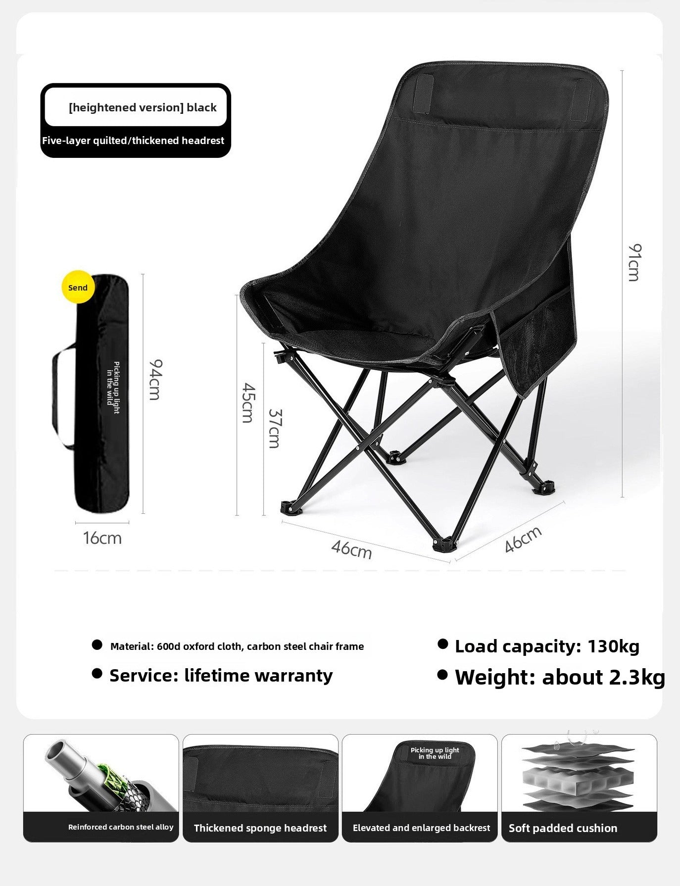 Faltbare Outdoor-Stühle