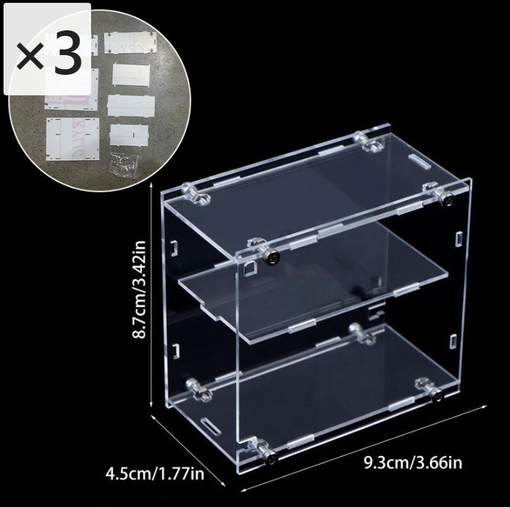 Acryl-Display-Box mit Doppelwand, staubgeschützt – Bild 2 | LuxeStyle