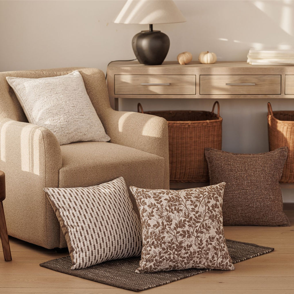 Erde-Ton Kissenbezug ohne Kissen für Sofa