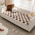 Patchwork Sofa-Kissen aus Chenille