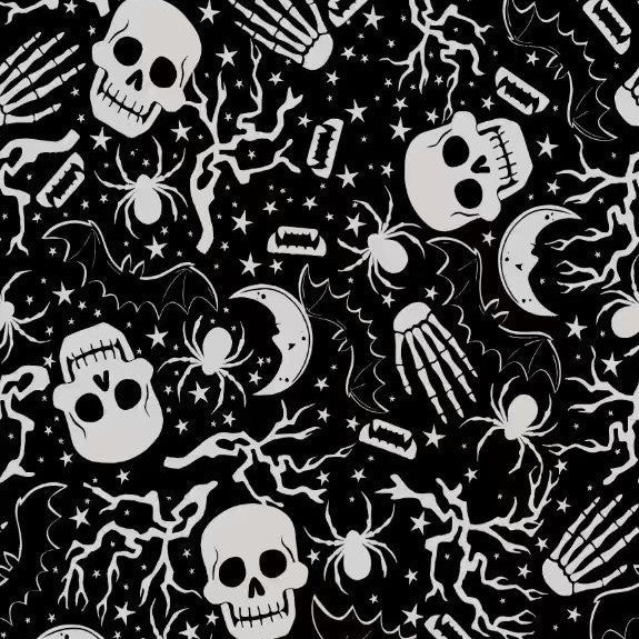 Kuscheldecke mit Halloween-Print