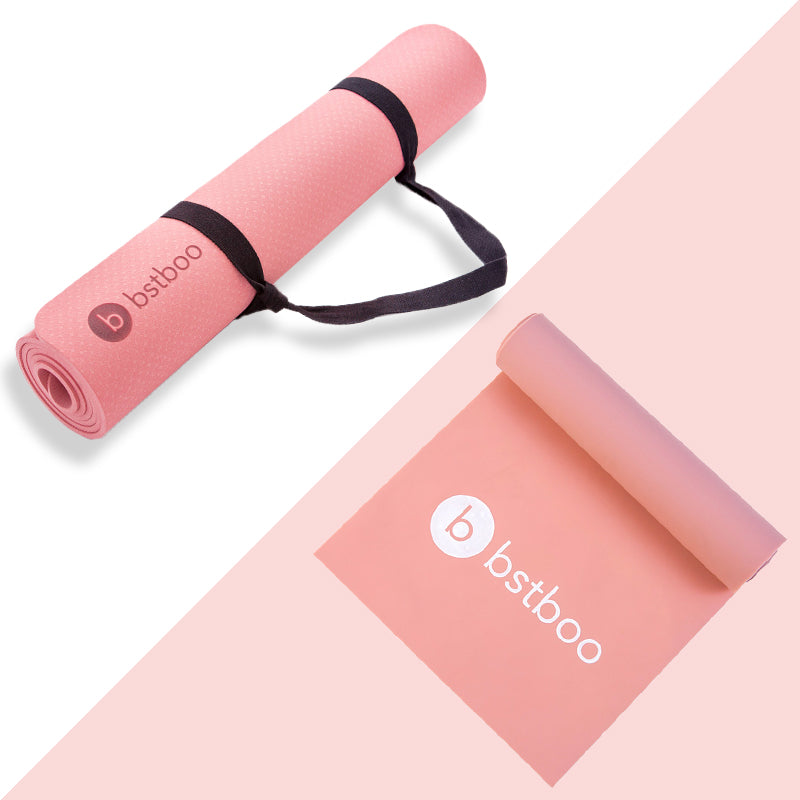 Yogamatte für Frauen, 8mm dick, 185x80cm | LuxeStyle