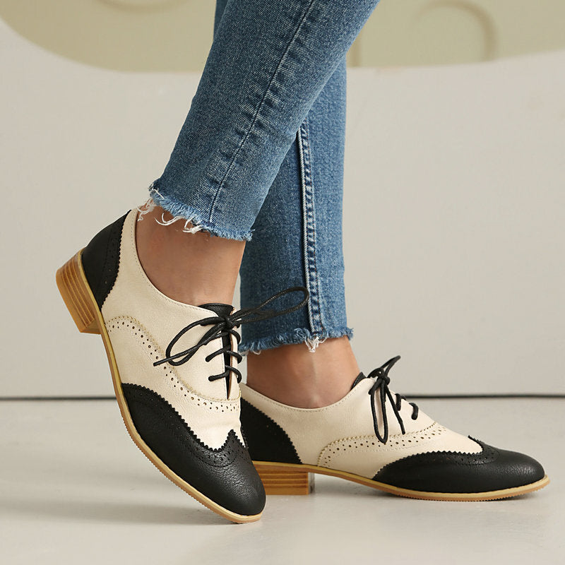 Oxford-Mules im Retro-Look für Damen