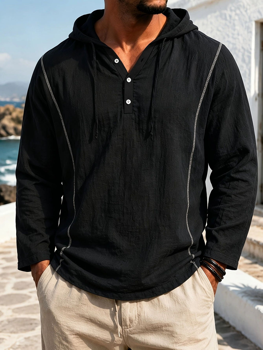 Lässiger Kapuzenpullover für Herren