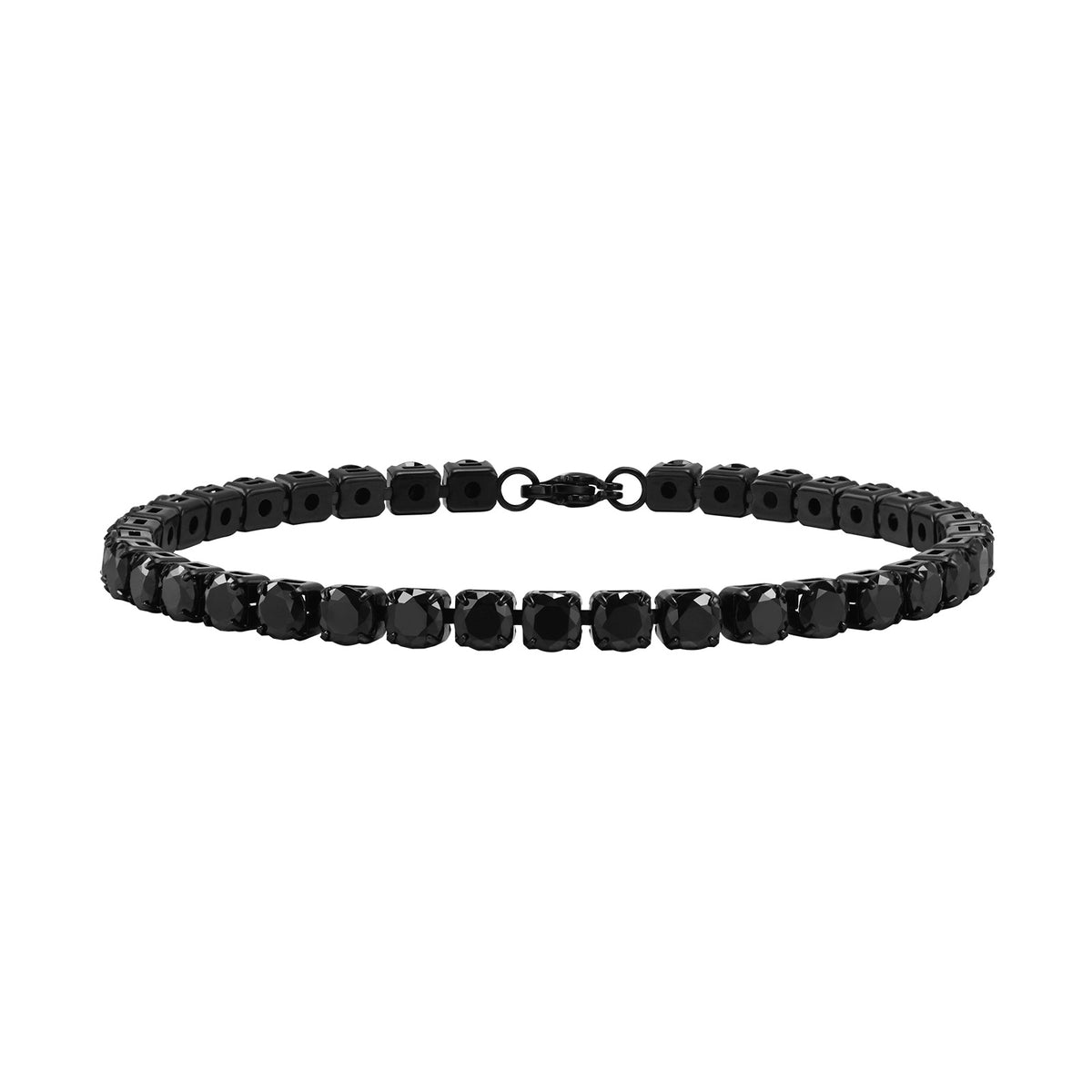 Edles Tennis-Armband mit schwarzen Zirkonia – Bild 4 | LuxeStyle