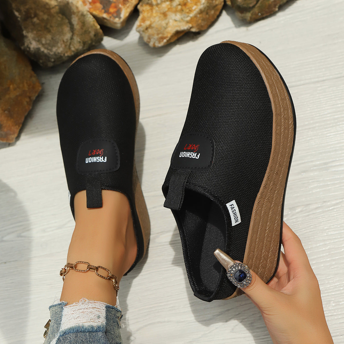 Leichte Slip-on Mesh Sneaker für Herren