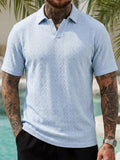 Sommer-Neuheit Herren-Jacquard-Polo-Shirt
