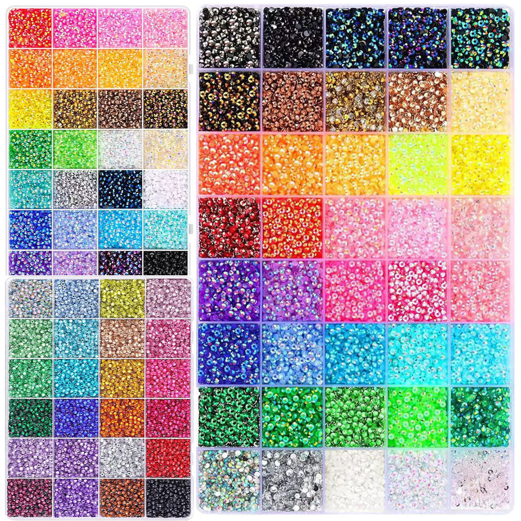 Glitzernde Resin-Acryl-Nieten für Nägel