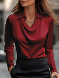 Damen Langarmshirt mit U-Boot-Ausschnitt – Bild 9 | LuxeStyle