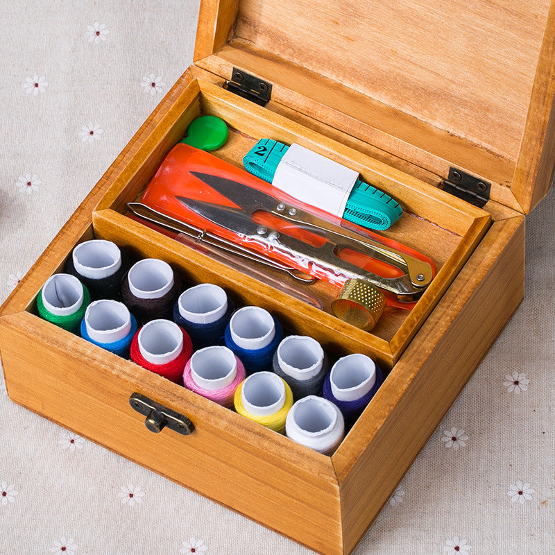 Nadel-Holzbox für Handarbeiten – Bild 4 | LuxeStyle