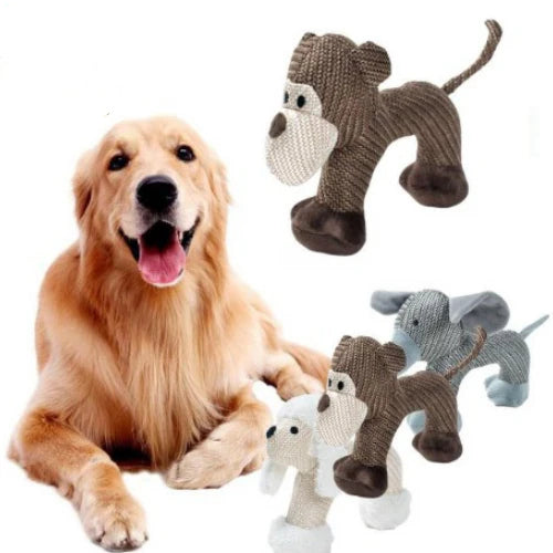 Quietsche-Ente aus Plüsch für Hunde