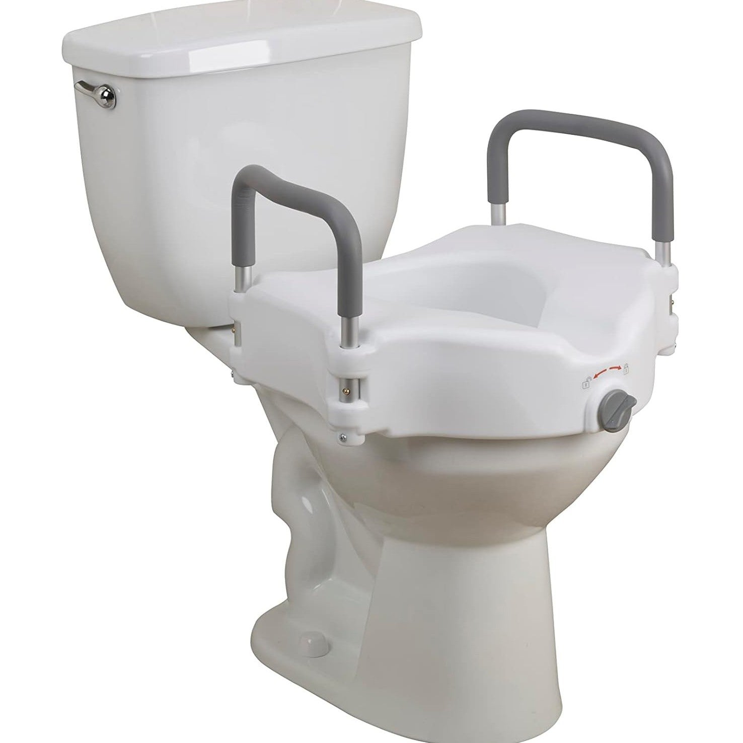 Höhenverstellbarer Toilettensitzerhöher
