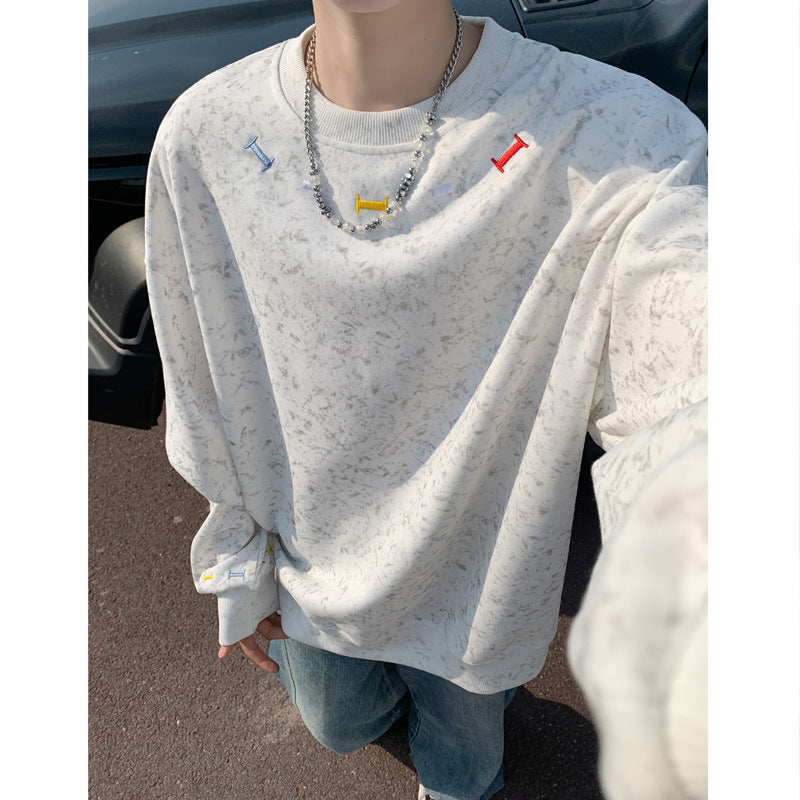 Bunter Blumen-Pullover für Herren