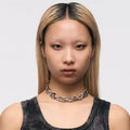 Punk-Style Schlangenknochen-Kette