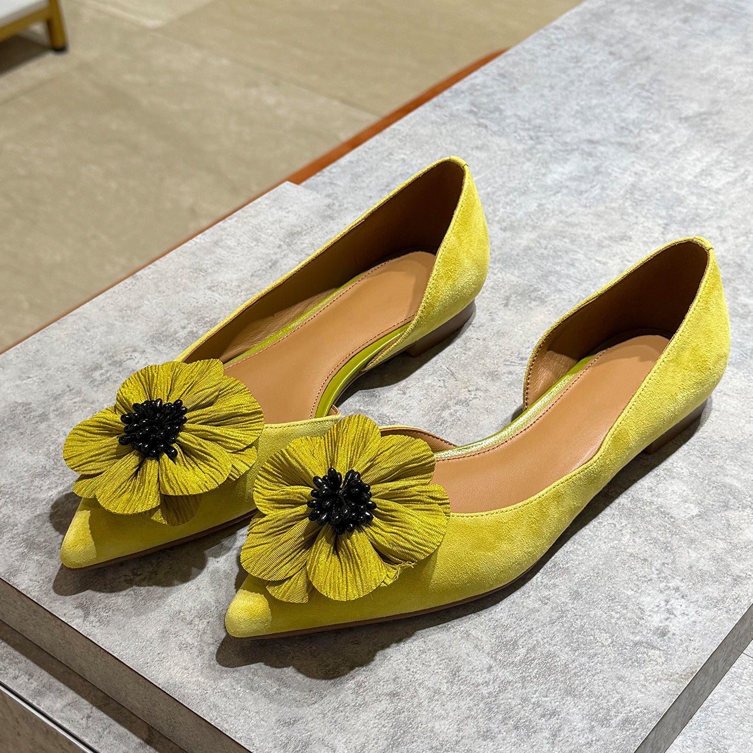 Neue Blumen Mary Jane Modische Flachschuhe 2026