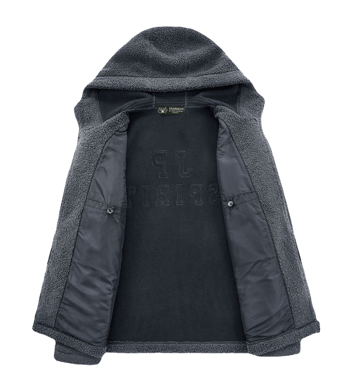 Herren-Fleecejacke gefüttert – Bild 9 | LuxeStyle