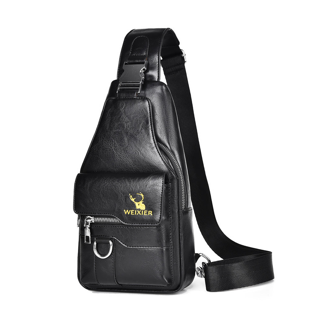 Grosses wasserdichtes Schultertasche Retro – Bild 4 | LuxeStyle