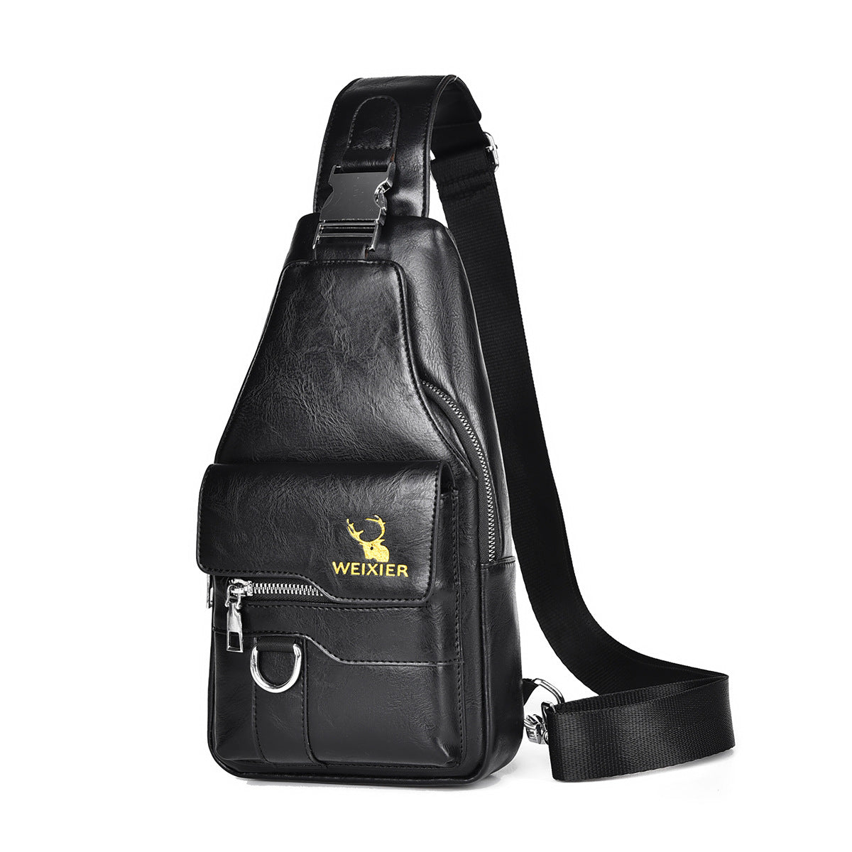 Grosses wasserdichtes Schultertasche Retro – Bild 4 | LuxeStyle