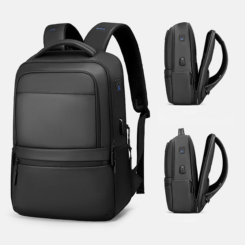 Business Travel Rucksack – Elegant Schwarz – Bild 4 | LuxeStyle