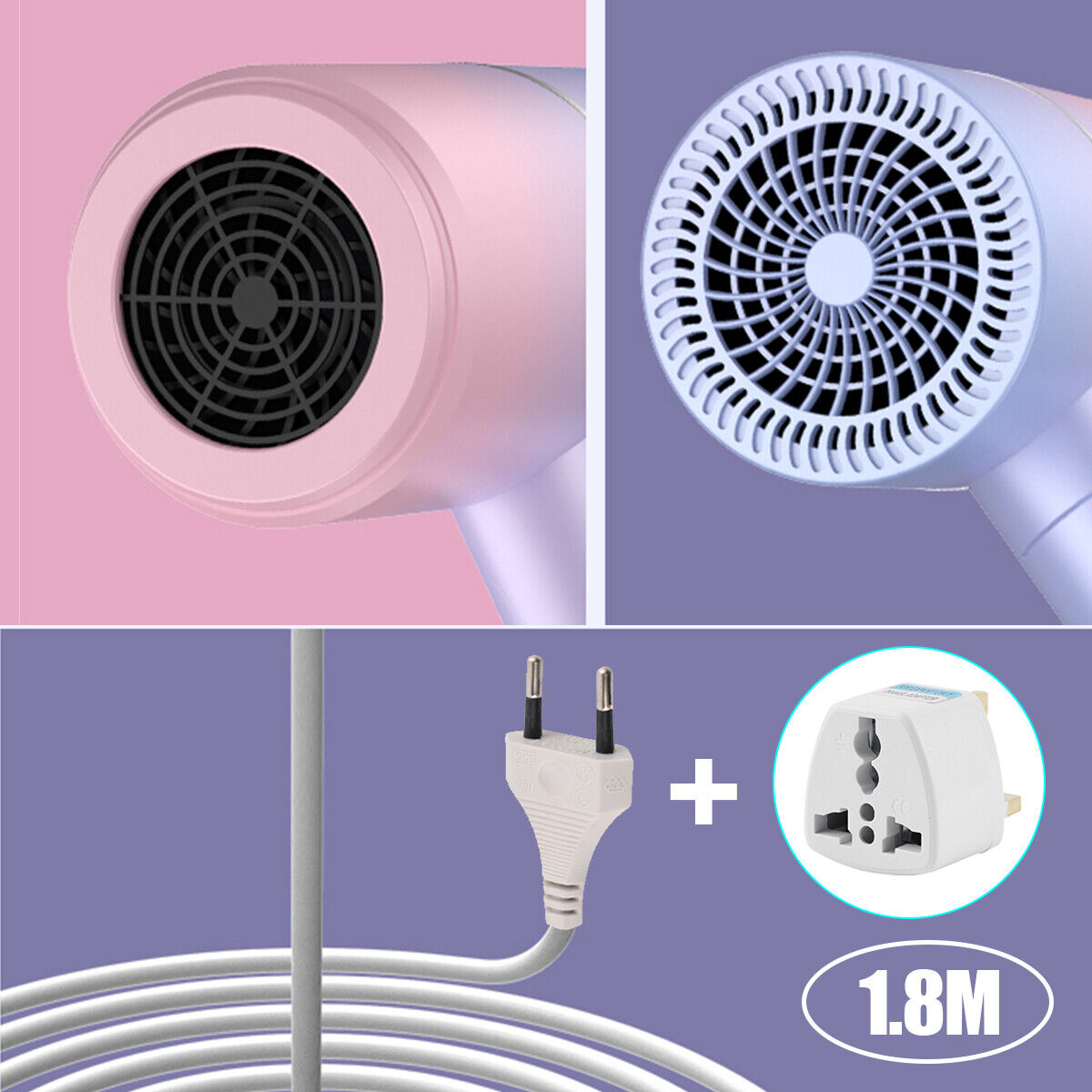Profi-Haartrockner mit Ionen-Funktion, faltbar