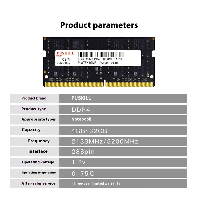 DDR4 Notebook Arbeitsspeicher