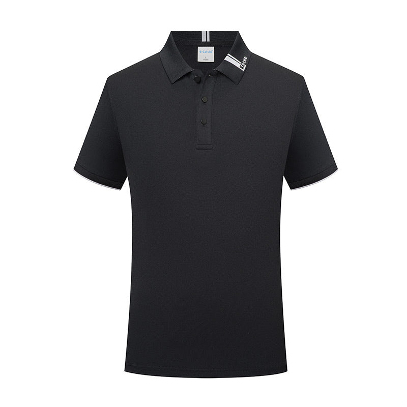 Polo-Shirt mit Revers und kurzen Ärmeln | LuxeStyle