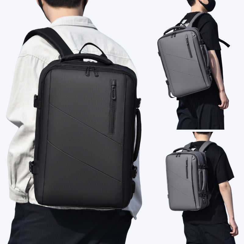 Rucksack mit grosser Kapazität und USB-Anschluss – Bild 8 | LuxeStyle