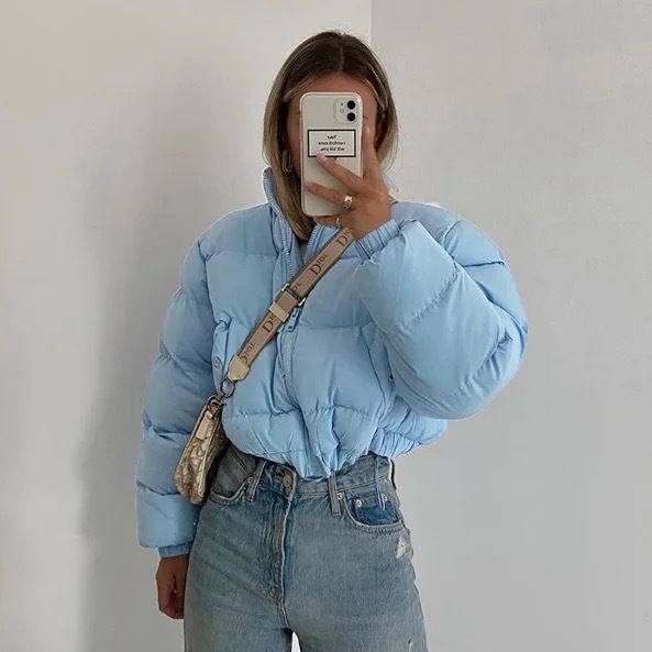Freizeitschichtjacke in Pink, Schwarz, Off-White – Bild 3 | LuxeStyle